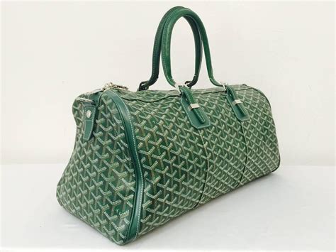 green goyard duffle|goyard bag price original.